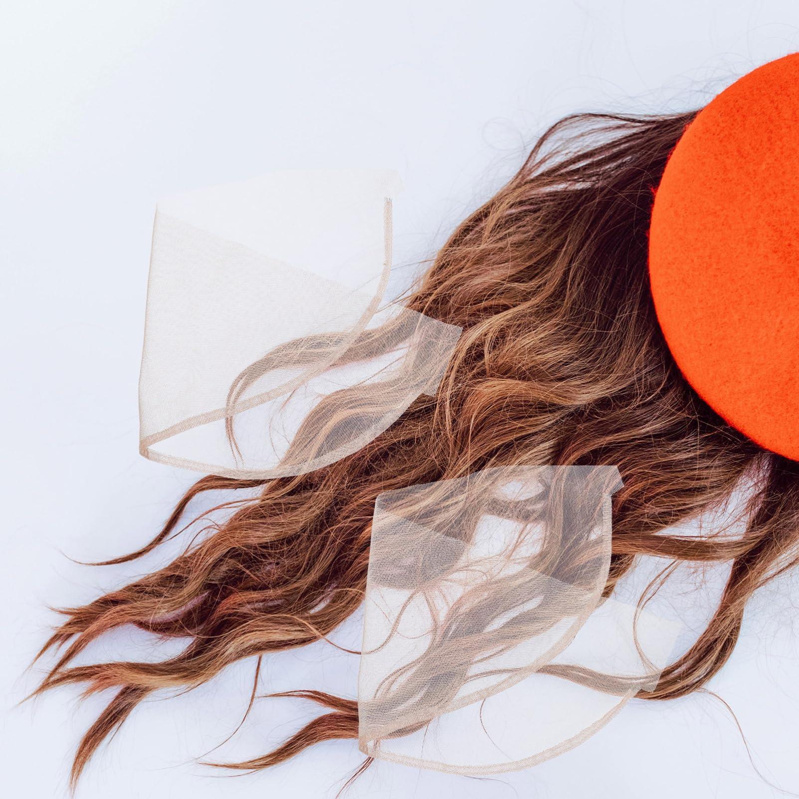 Beatifufu Beatifufu Hair Net Wig Making Supplies 4pcs Lace Net Wig Closures Breathable Longevity for Artists and Diy Enthusiasts Hair Nets for Buns