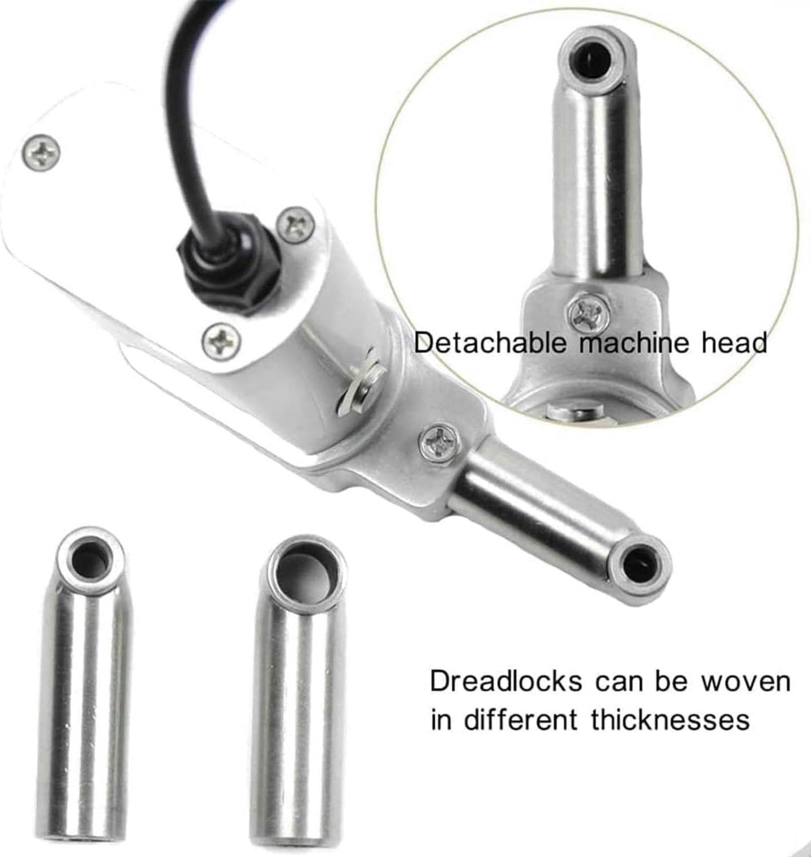 LGEOELIAS LGEOELIAS Instant Dreadlock Machine Can Be Directly Work On Head, Quick and Easy DIY Hair Extension Machine, Electric Instant Portable Machine for Dreadlocks -.