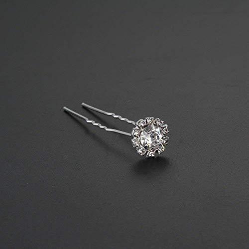 Trimming Shop Trimming Shop Swarovski Czech Crystal Diamante Flower Bridal Wedding Prom Hair Pins Clips 69