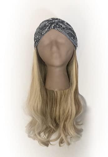 Motorcycle Hair 16" Bandana Hair (Light Brown, White Lies)