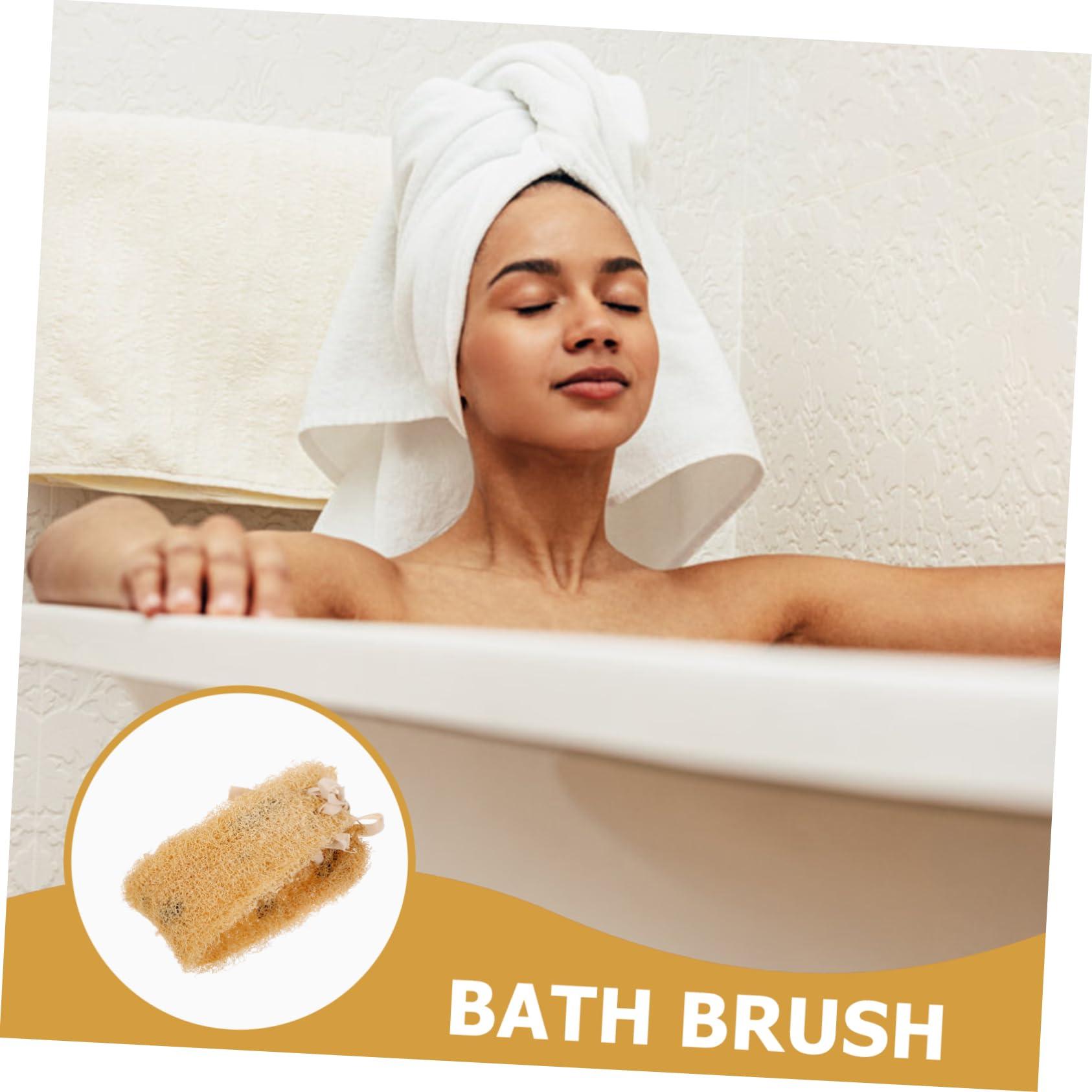 NOLITOY NOLITOY Loofah Bath Brush Cleaner Handle Gel Scrubber Bath Loofah for Pads Grout Washcloth Body Towel Dry Scratcher Hut Razor Boar Squeegee Air Exfoliating Sisal Sponge