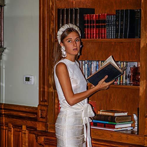 TANYA LITKOVSKA Silk Headband in Mulberry Pearl