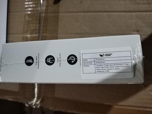 Smiling Shark Heated Lash Curler Wand, 2024 New 5D Push Heated Eyelash Curler and Rechargeable 3 Heat Modes Anti-Burn & 5 Mins Power 0ff for Professional Lasting Eyelashes Results, Heated-Eyelash-Curler-Electric