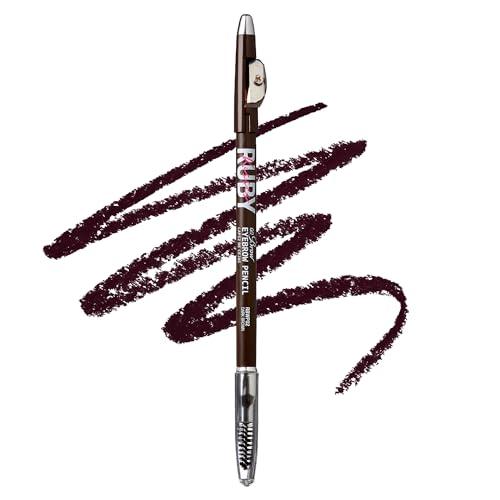 KISS Kiss Go Brow Eyebrow Wooden Pencil Dark Brown (6 Pieces)