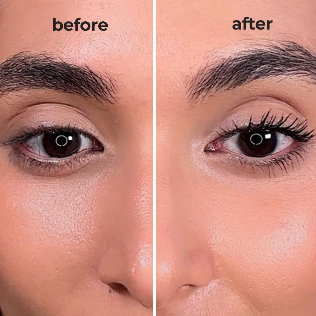 RUBY\'S ORGANICS RUBY\'S ORGANICS Mascara 100% Natural, Non-toxic, Long-lasting & Waterproof eye-makeup, Safe & non-irritating formula for sensitive eyes, Paraben free - Black, 6.5ml