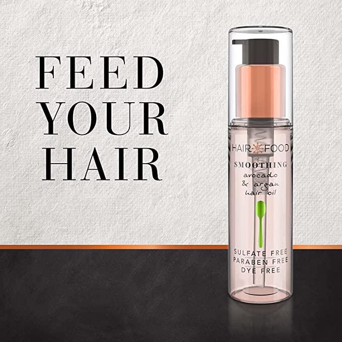 SEASOL Hair Food Smoothing Argan & Avocado Hair Oil, 95 ml