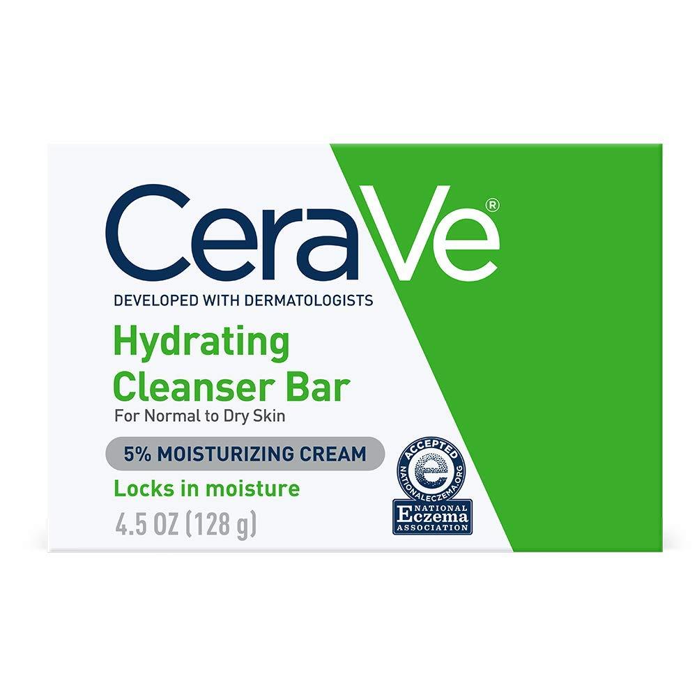CeraVe Cerave Hydrating Cleanser Bar For Dry to Normal Skin, 130ml by CeraVe