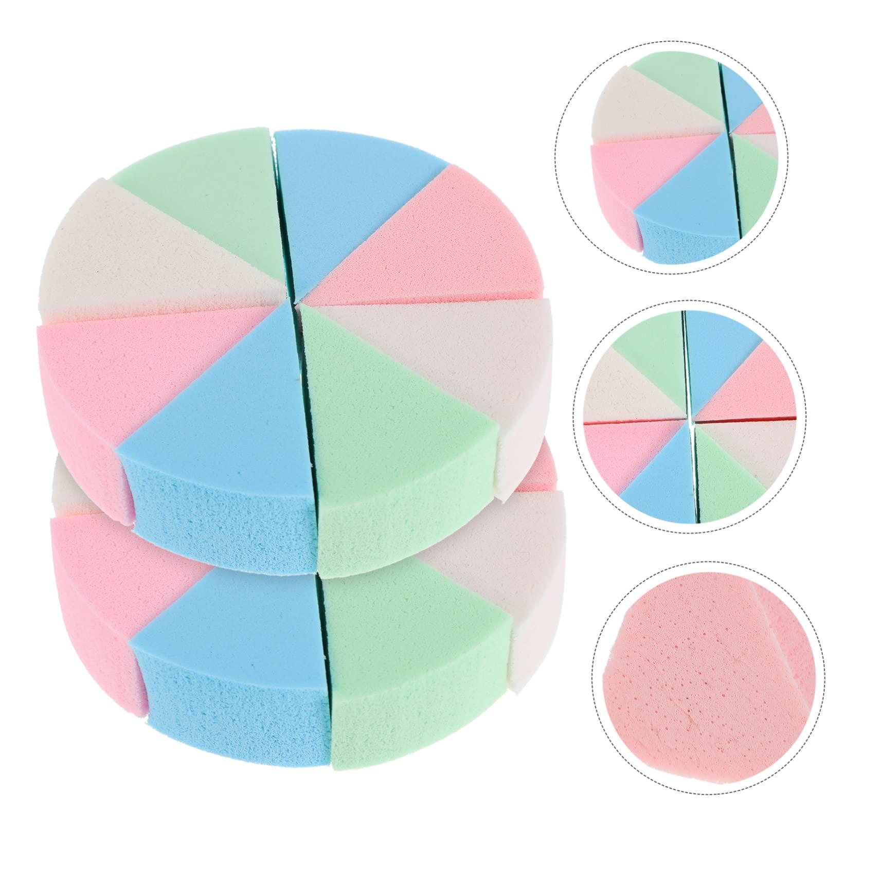 Mipcase Mipcase 8 Sets Triangular Sponge Puff Makeup Pads Craft Foam Sponges for Painting Blending Sponge Makeup Sponges for Foundation Makeup Sponges Wedges Triangle Sponge Powder Puff Emulsion