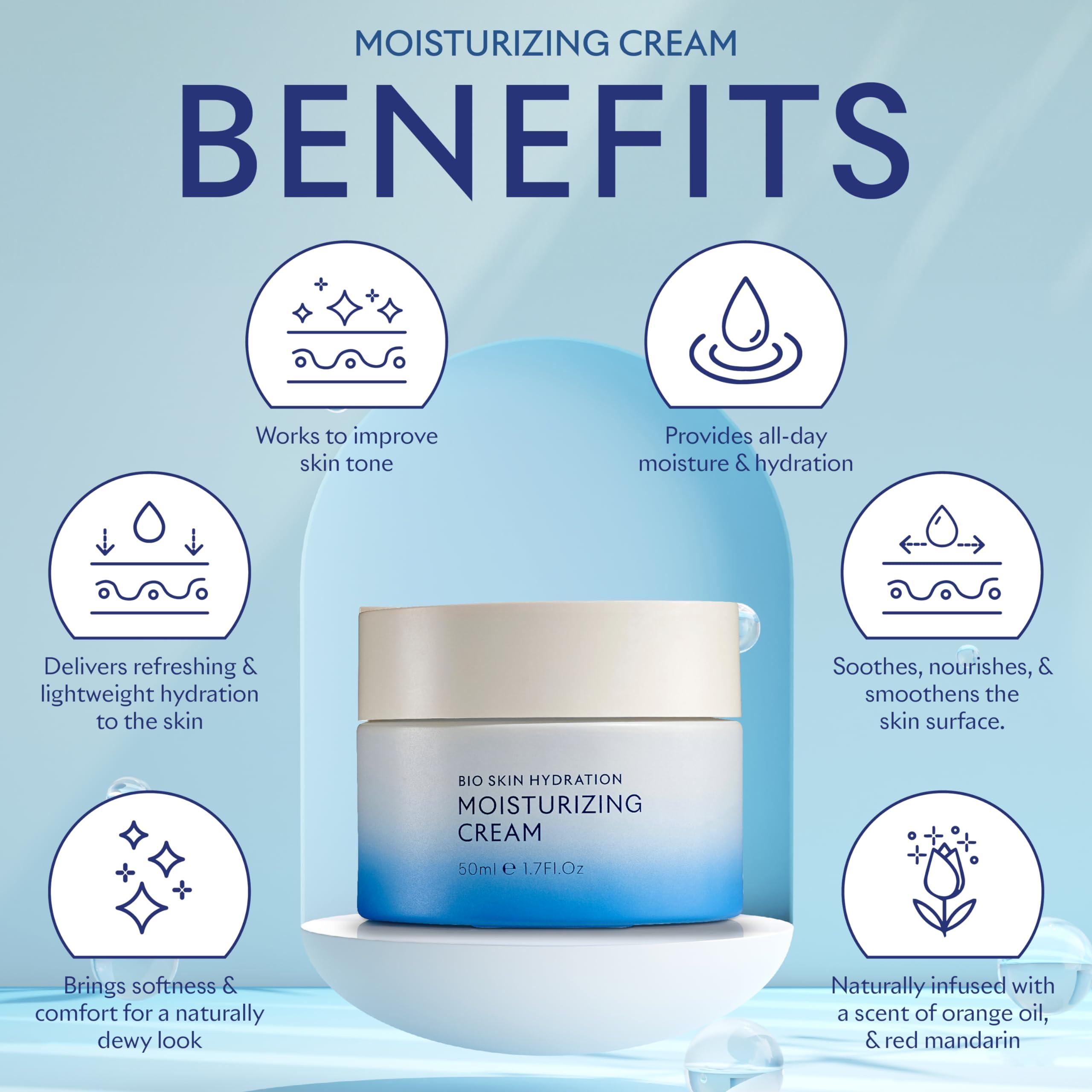 SEACRET SEACRET- Bio Skin Hydration Face Cream- A Rich Face Moisturizer Enriched with Dead Sea Minerals for Maximum Nourishment & Hydration 1.7 FL.OZ (Gel-cream)