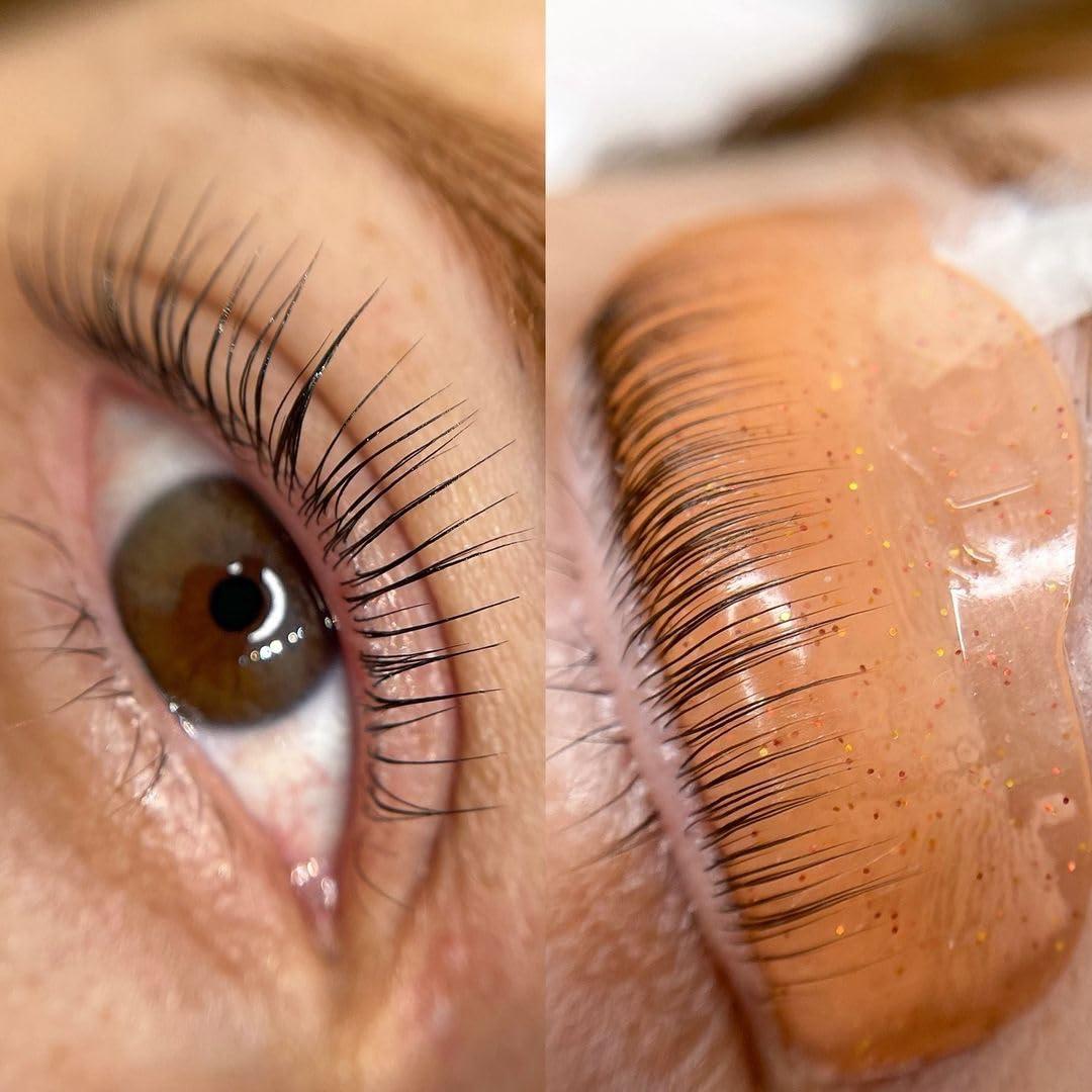 Liber Beauty Lash Lift Shield C Curl 5 Size Lash Lift Lamination Pad, Rapid 5 Minute Eyelash Lifting Shields Make Eyes Voluminous Flexible C curl Pads Extreme Perm Rod 100 Applications