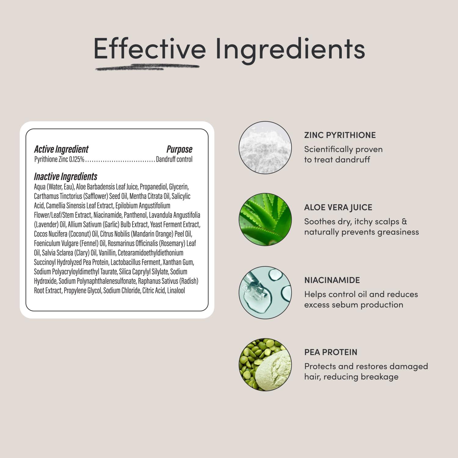 Jupiter Jupiter Anti-Dandruff Scalp Serum, Leave-On Restoring Serum, for Dry, Itchy, & Oily Scalp, Aloe Vera, & Niacinamide, Color-Safe, Vegan, Cruelty-Free, Paraben, Phthalate, & Sulfate-Free, 3.4 fl oz