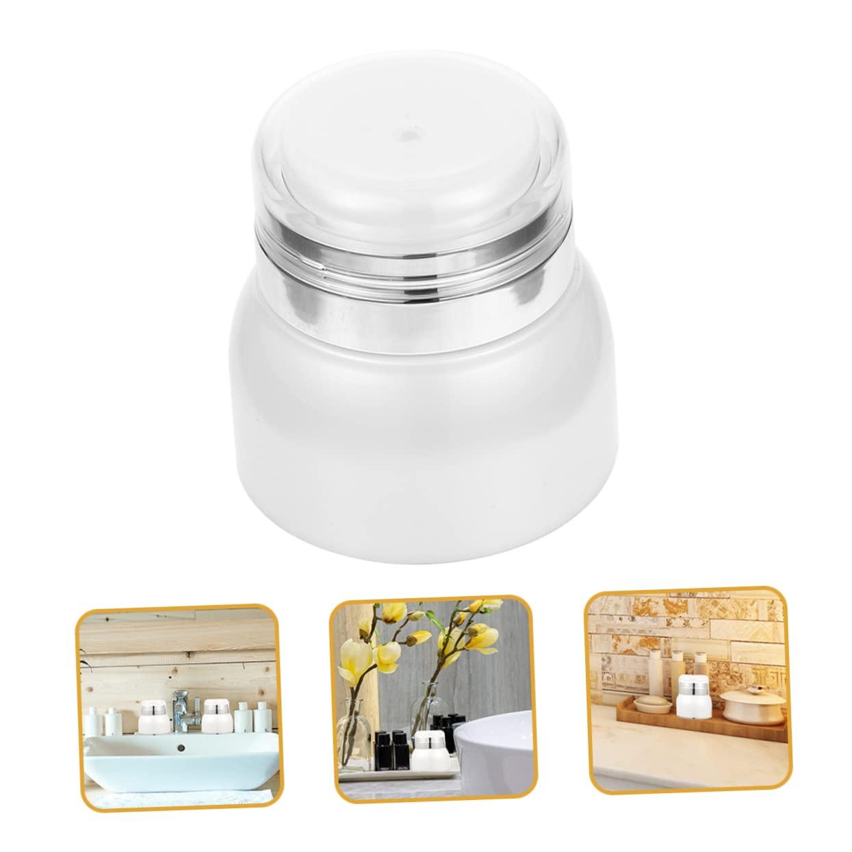 PAMINGONO PAMINGONO Cream Bottle Cosmetic Jars Cream Sample Bottles Lotion Containers Portable Face Brush Cleansing Refillable Airless Pump Bottles Empty Cosmetic Bottles Vacuum Container Acrylic Acid