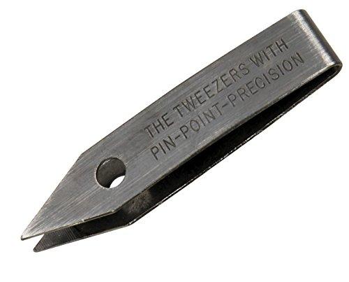 Sliver Gripper Uncle Bill's Sliver Gripper Tweezers Black Oxide Steel w/ Keychain Clip (6-Pack)