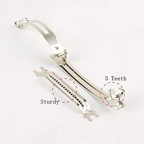 ericotry 1Pcs Women Girls Rhinestone Satin Bowknot Barrette Decorative Hair Clip Hair Bun Cover Snood Net for Nurse Bank Worker Restaurant Stewardess (Black)