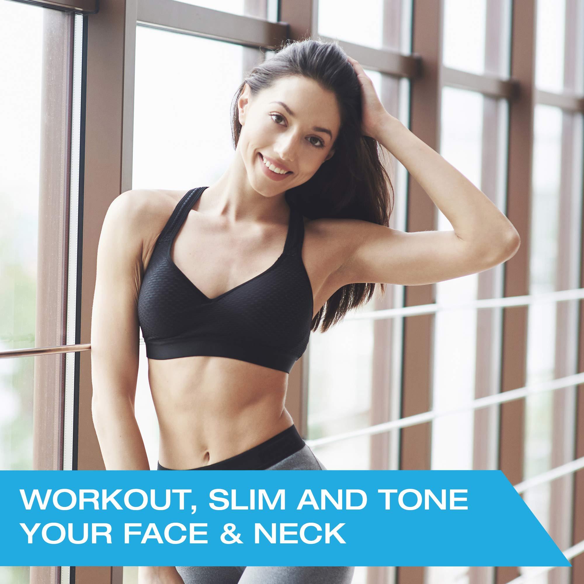 Tilcare Tilcare Jawline Exerciser Jaw Exerciser for Men and Women That Helps to Workout Your Jaw, Neck and Tone Your face with Exercise - Face Slimmer That Will Chisel Your Jawline - Elite Level 70lb