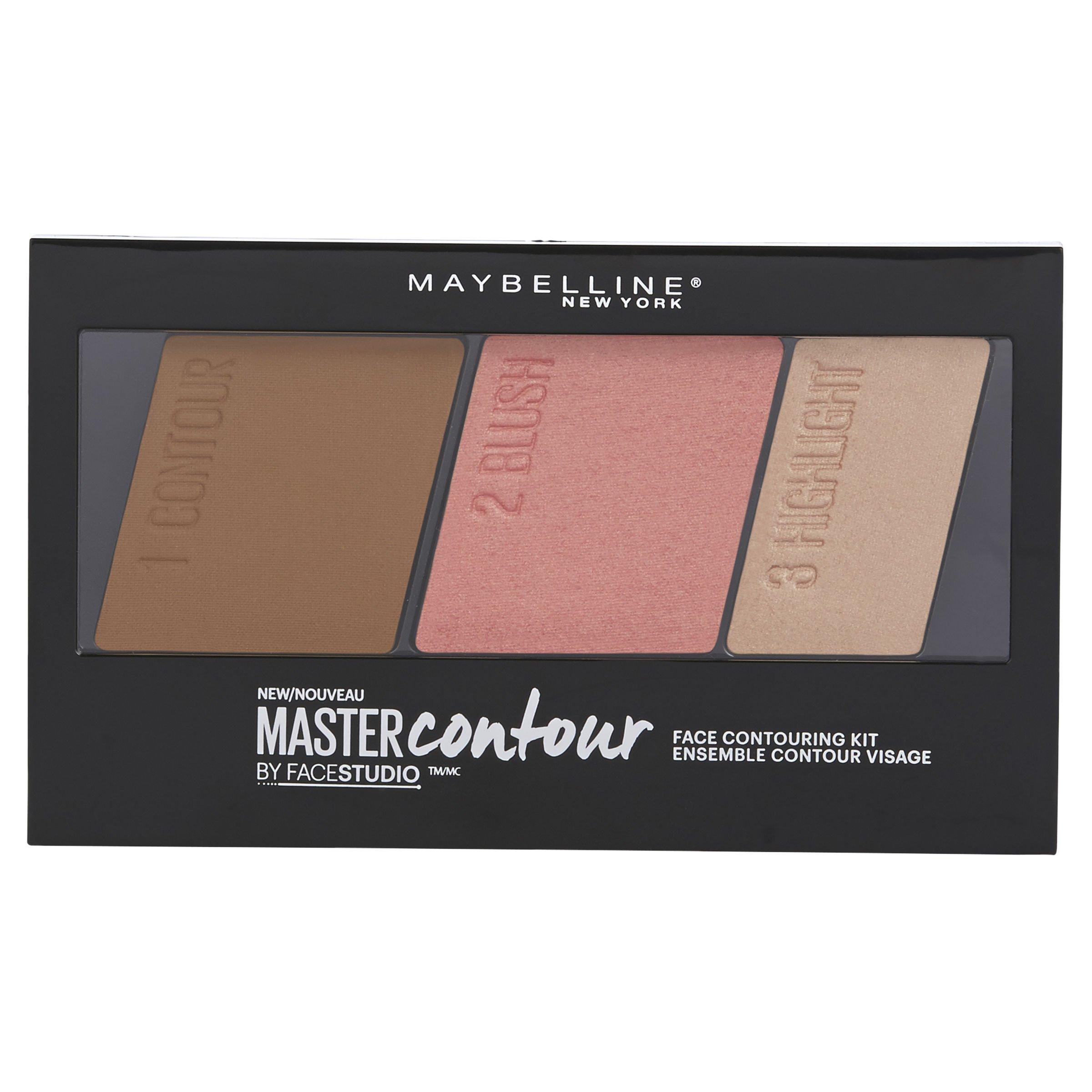 Maybelline New York Maybelline Facestudio Master Contour Face Contouring Kit, Medium to Deep, 1 Count