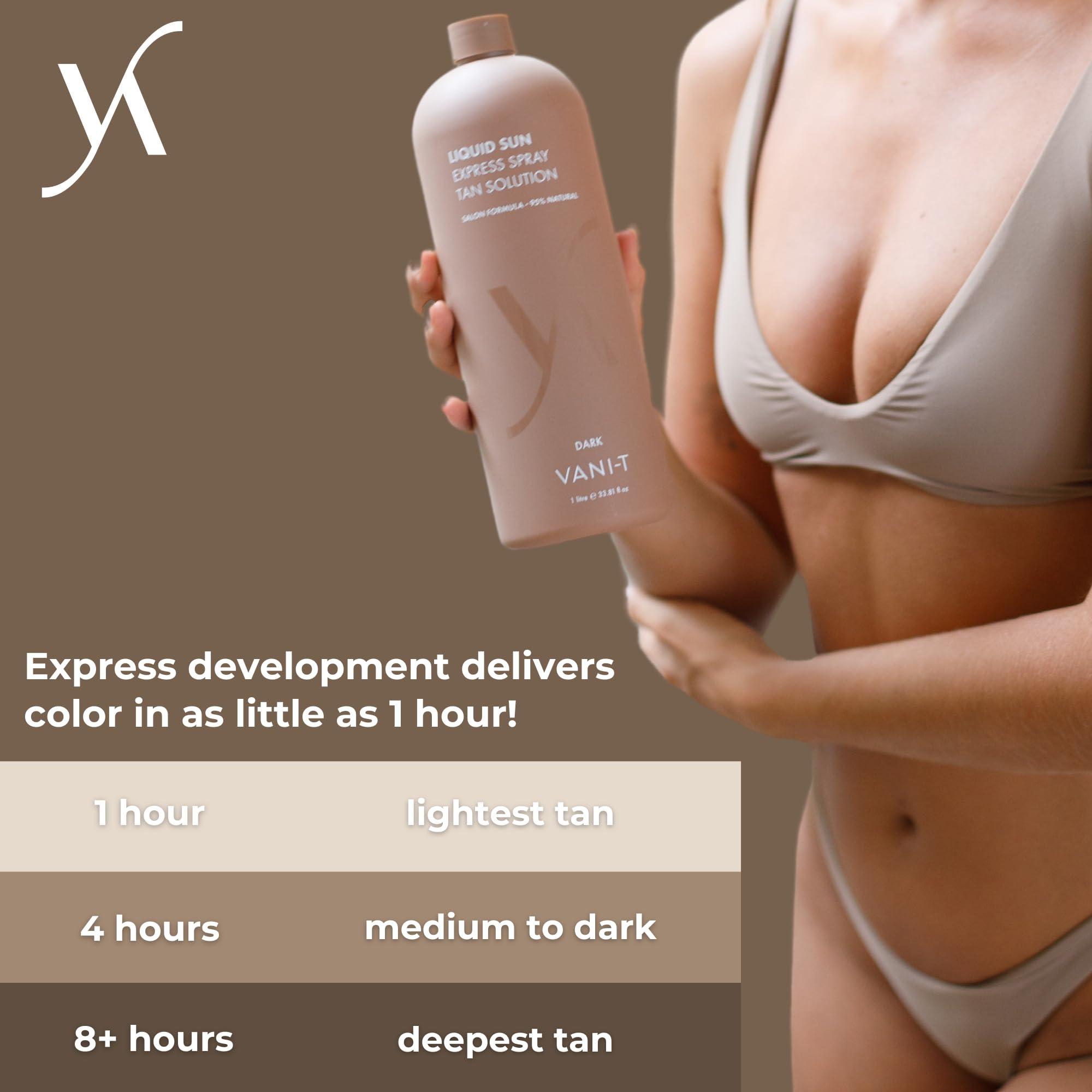 VANI-T Australia Vani-T Liquid Sun Express Spray Tan Solution - Dark