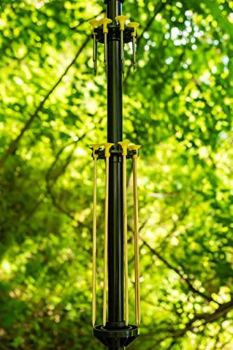 Black Rhino Blowguns Kayos 2 Professional .625 Blowgun 4 Foot Long 1 Piece Black Anodize (Anodize Black)