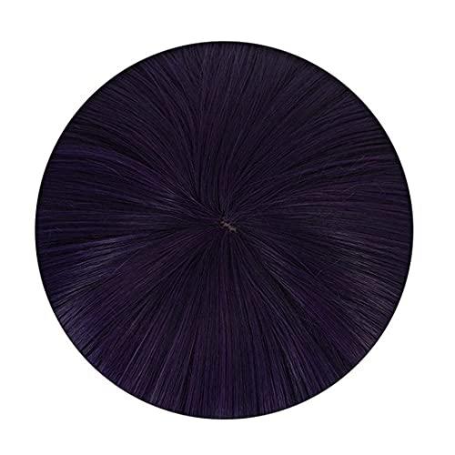 Liamiona Liamiona Jirou Kyouka Wig cosplay Wig Short Dark Purple Synthetic Wig for Halloween Party + Free Wig Cap