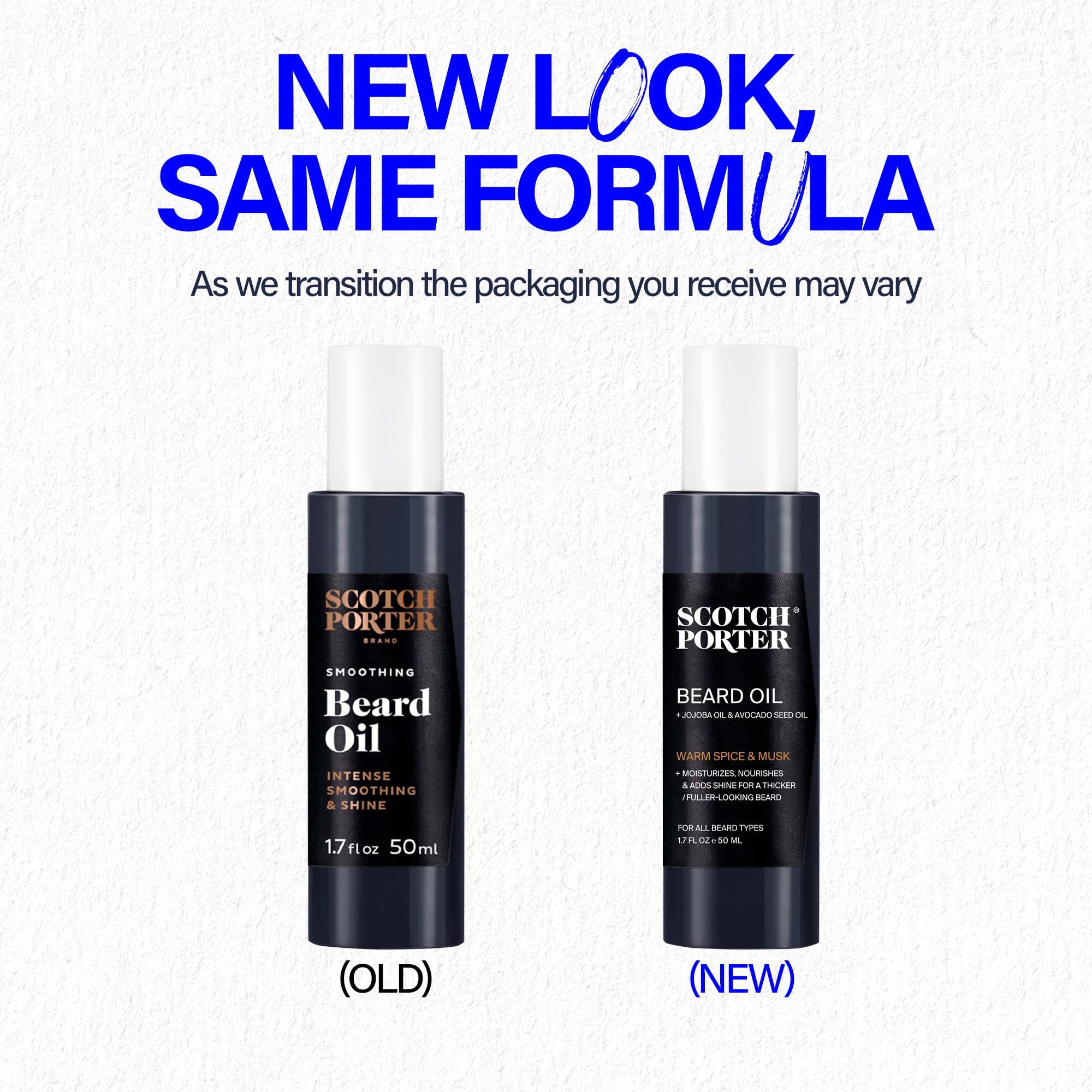 Scotch Porter Scotch Porter Smoothing Beard Oil  Nourishing Oil Seals in Moisture & Smooths Flyaways for a Frizz-Free, Fuller/Healthier-Looking Beard with All-Day Shine  Original Scent, 1.7 oz. Bottle