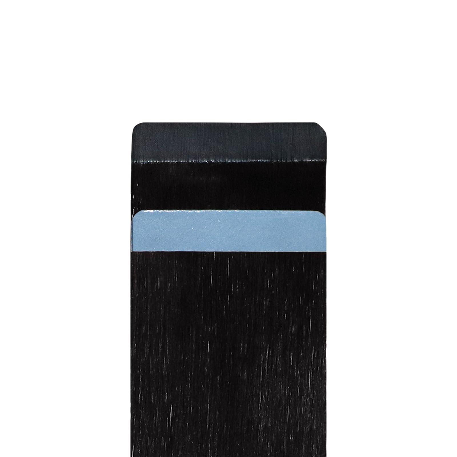 Zala Zala Tape In Hair Extensions - Premium Human Remy Hair Extensions with Easy Installation - Uses Lightweight, Non-Damaging Tape Adhesive Tabs - Jet Black (52g / 20 inch)