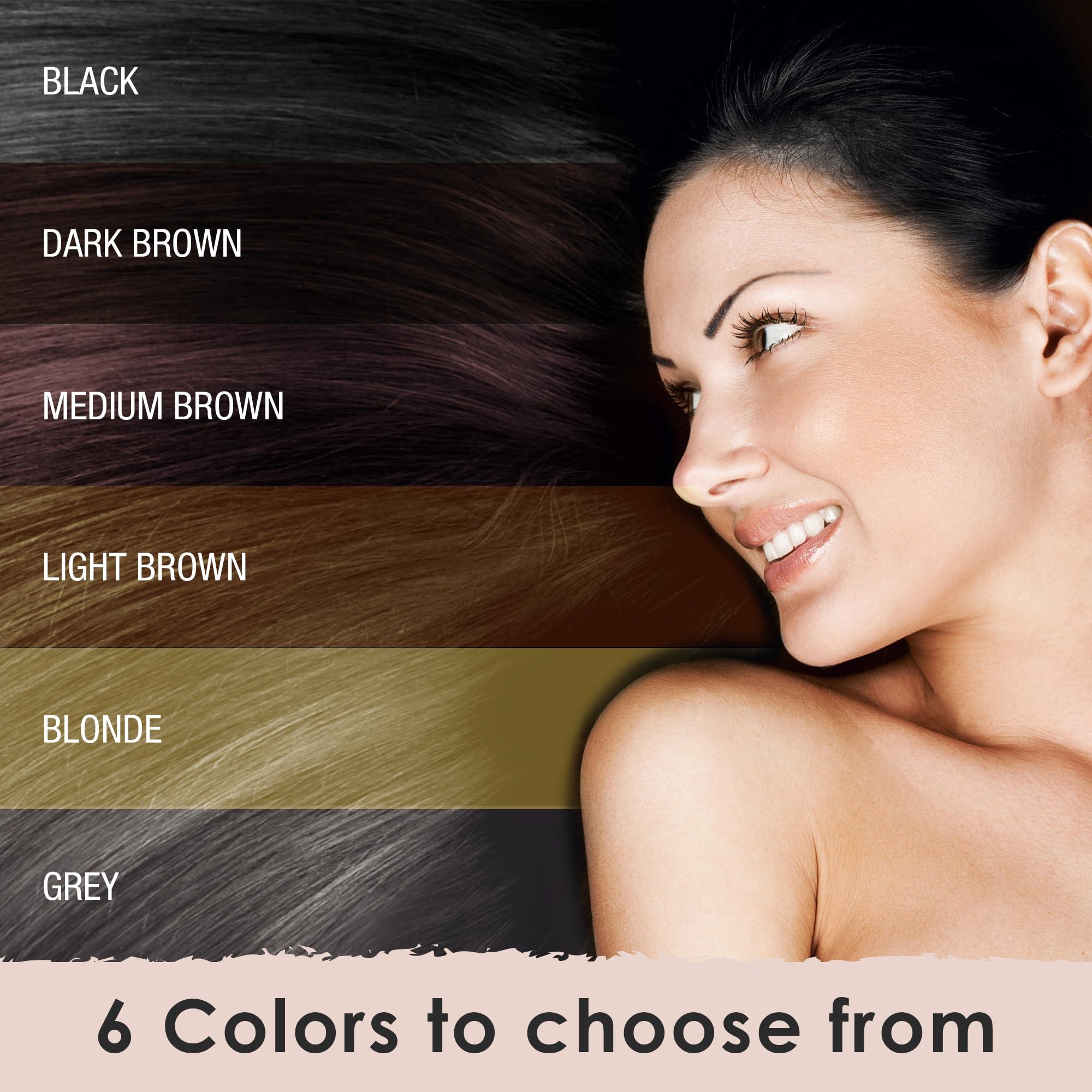 Hair Thickness Maximizer Hair Fibers for Thinning Hair for Women & Men - Plant Based Hair Fibers to Cover Up Bald Spots - Instant Hair Filler - Non-Itchy Building Powder - No Balding - Easy Wash (Black)