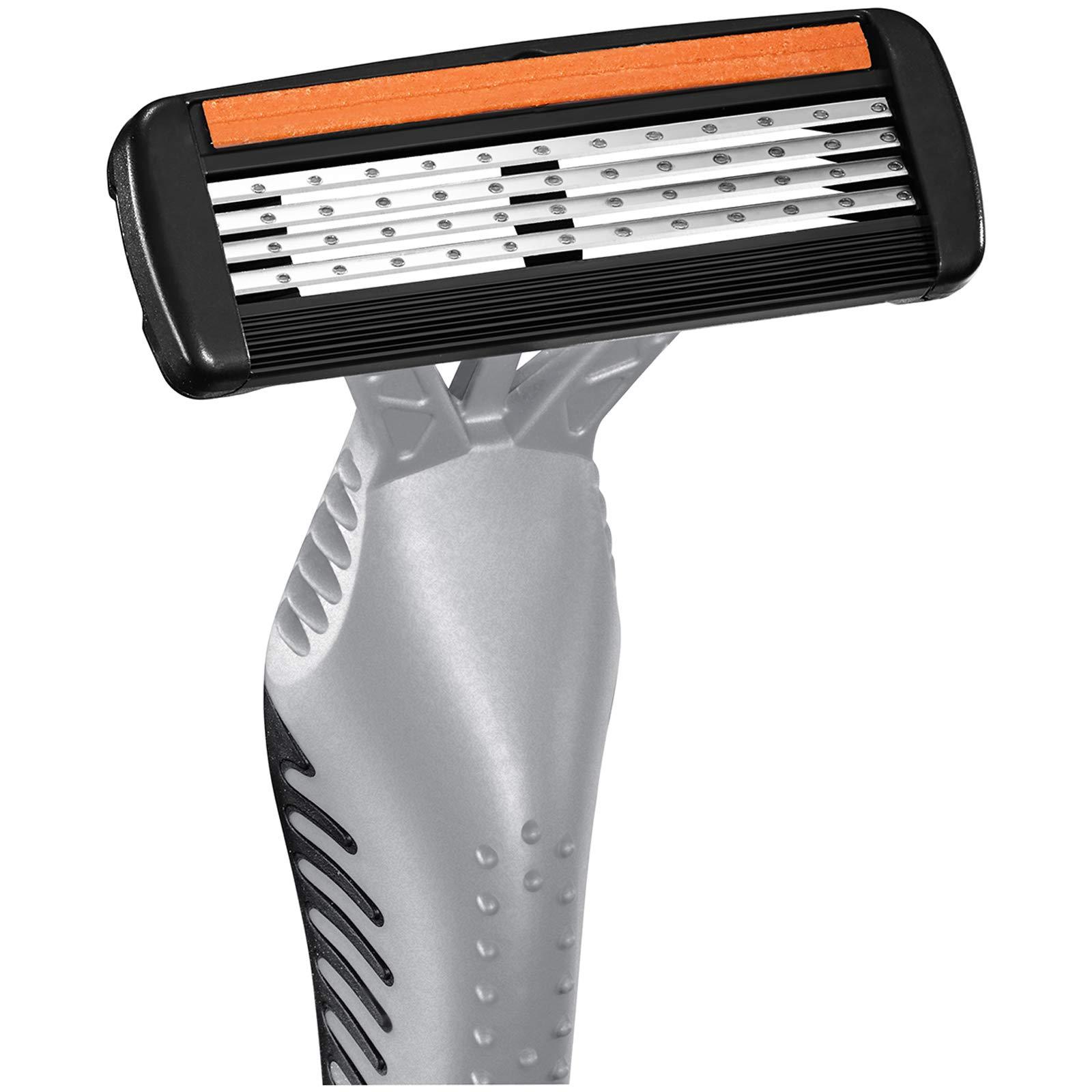 BIC Bic Flex 4 Men'S Razor- Pack of 4 Razors (3 + 1 Bonus) - with Lubricating Strip and Pivoting Head for a Smooth, Precise Shave