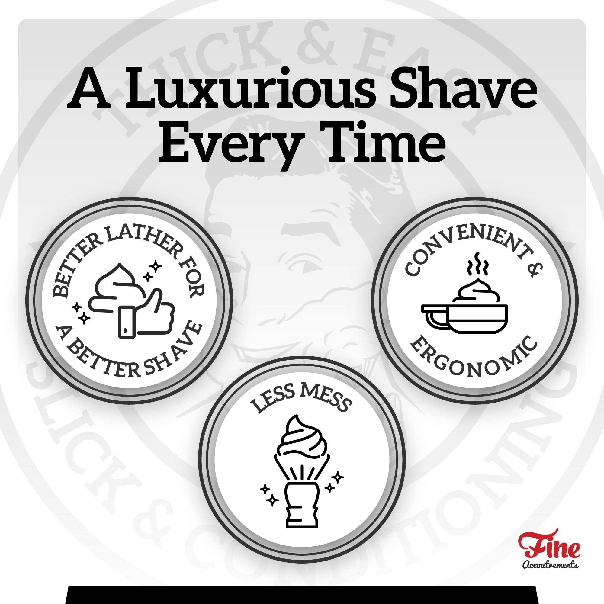 Fine Fine Mr Lather Bowl, Gentleman\'s Ceramic Shaving Cream Bowl, Aerating Ribbed Texture, Brush Holder, Wall Mount Hole, Dark Bowl for Visual Contrast, Premium Stoneware Construction (Red)