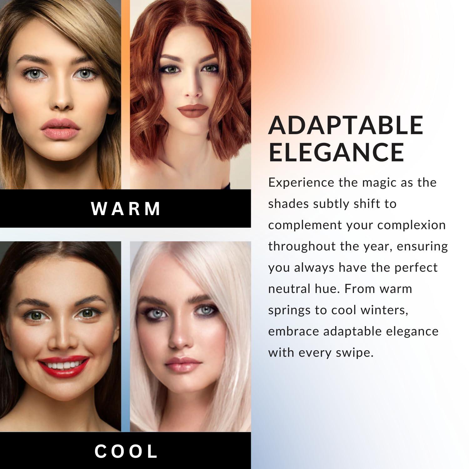 Color Me Beautiful Color Me Beautiful Color Renew Lipstick, Vibrant Lip Color Makeup, Hydrating Creamy Formula