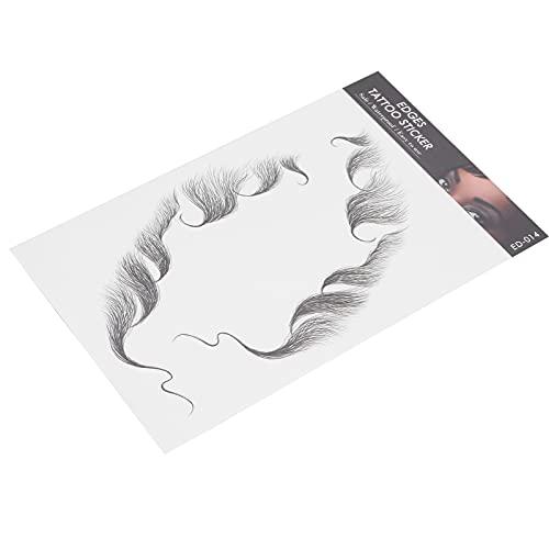 Agatige Waterproof Fake Hairline Sticker, Natural Edge Hair Tattoo Hair Tattoo Sticker for Women (#5)