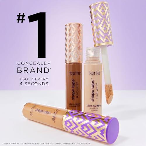 tarte tarte shape tape radiant medium coverage concealer - 57N rich (deeper skin with a balance of warm & cool undertones) - full size