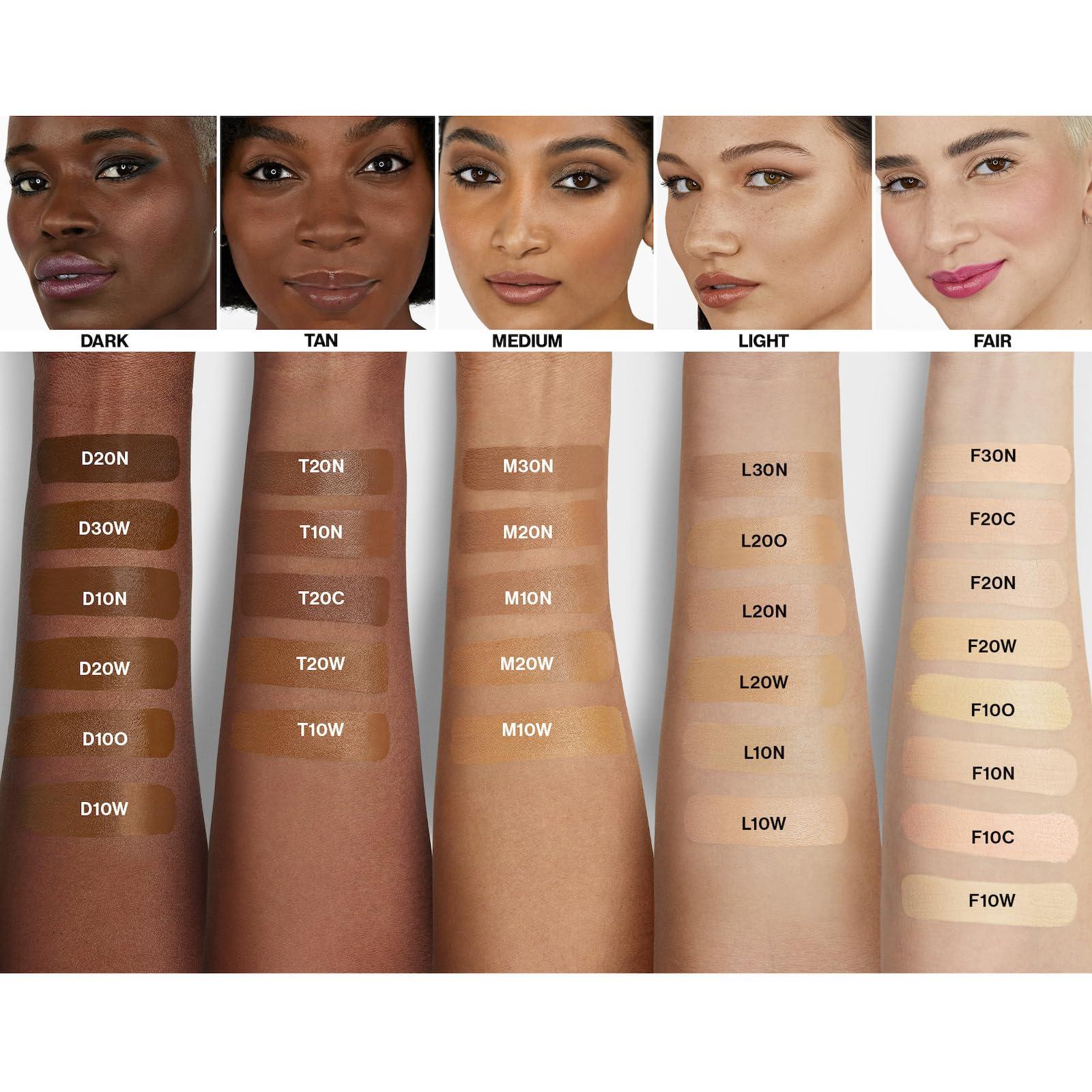 Smashbox Smashbox Always On Foundation with Hyaluronic Acid | Medium-To-Full Coverage | Hydrating + Long Lasting, 1 Fl Oz, F10W