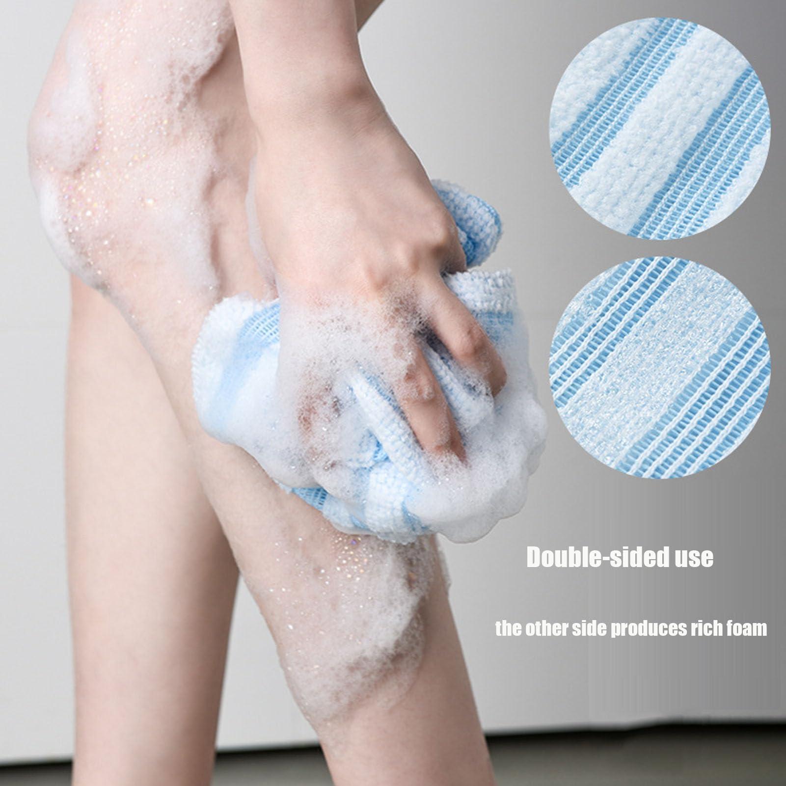 Generic Blissal - Blissal Exfoliating Shower Towel, Blissal Exfoliating Towel, Blissal Scrub Cloth, Blissal Towel, Travel Friendly and Quick Drying, for Women and Men (4pcs)