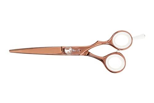 Cricket Cricket Centrix Roc-It Dog 6” Titanium Shear Professional Stylist Hair Cutting Scissor Lightweight, Rose Gold