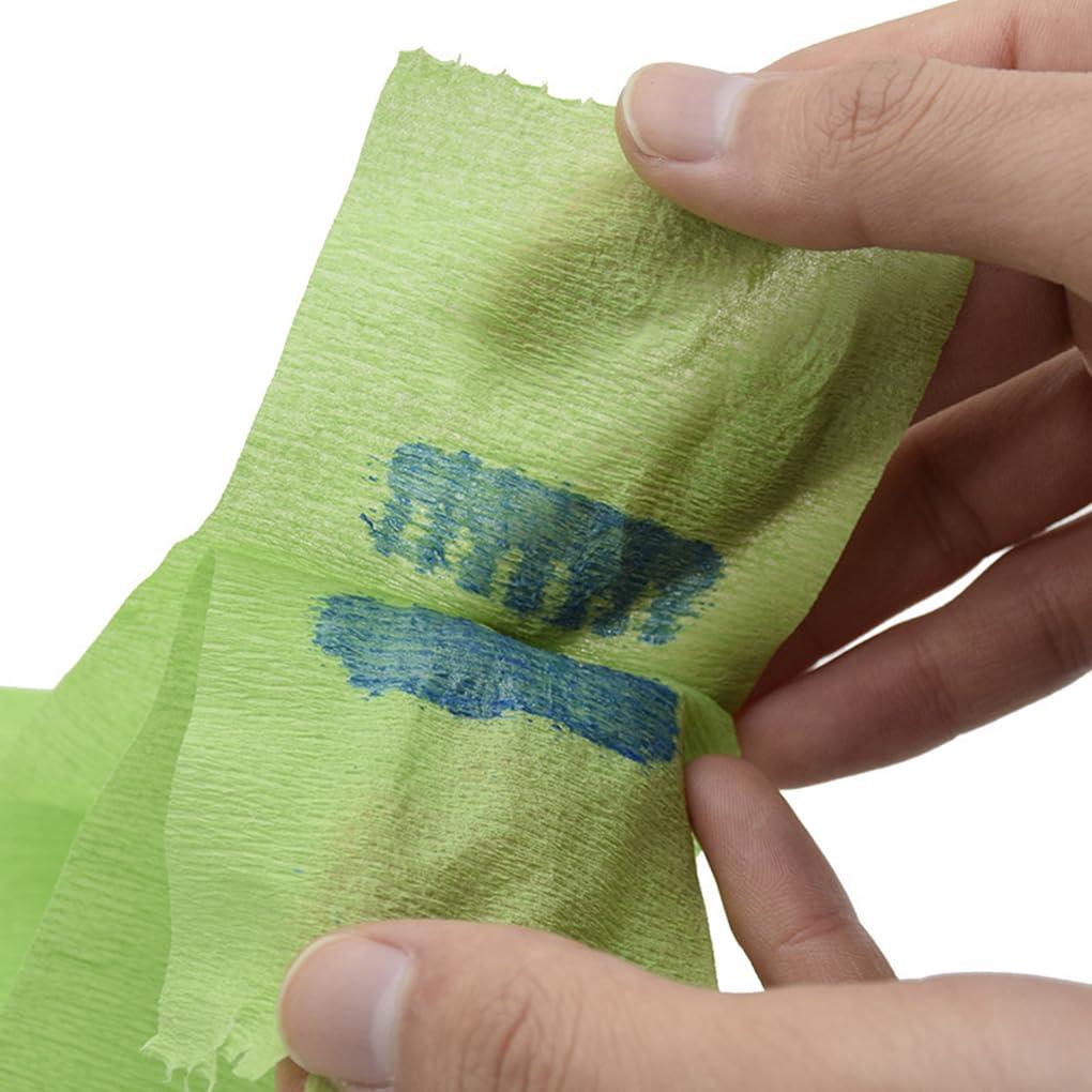 UPSTORE 2 Rolls Barber Neck Strips Disposable Stretchy Flexible Paper Neck Strips Hairdressing Wrap Paper Tape Barber Supplies Accessories for Salon Haircutting Styling