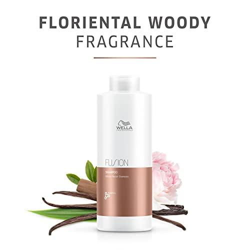 WELLA PROFESSIONALS Wella Professionals Fusion Intense Repair Shampoo for Damaged Hair, Hair Repair, Anti Breakage, 33.8 Fl oz