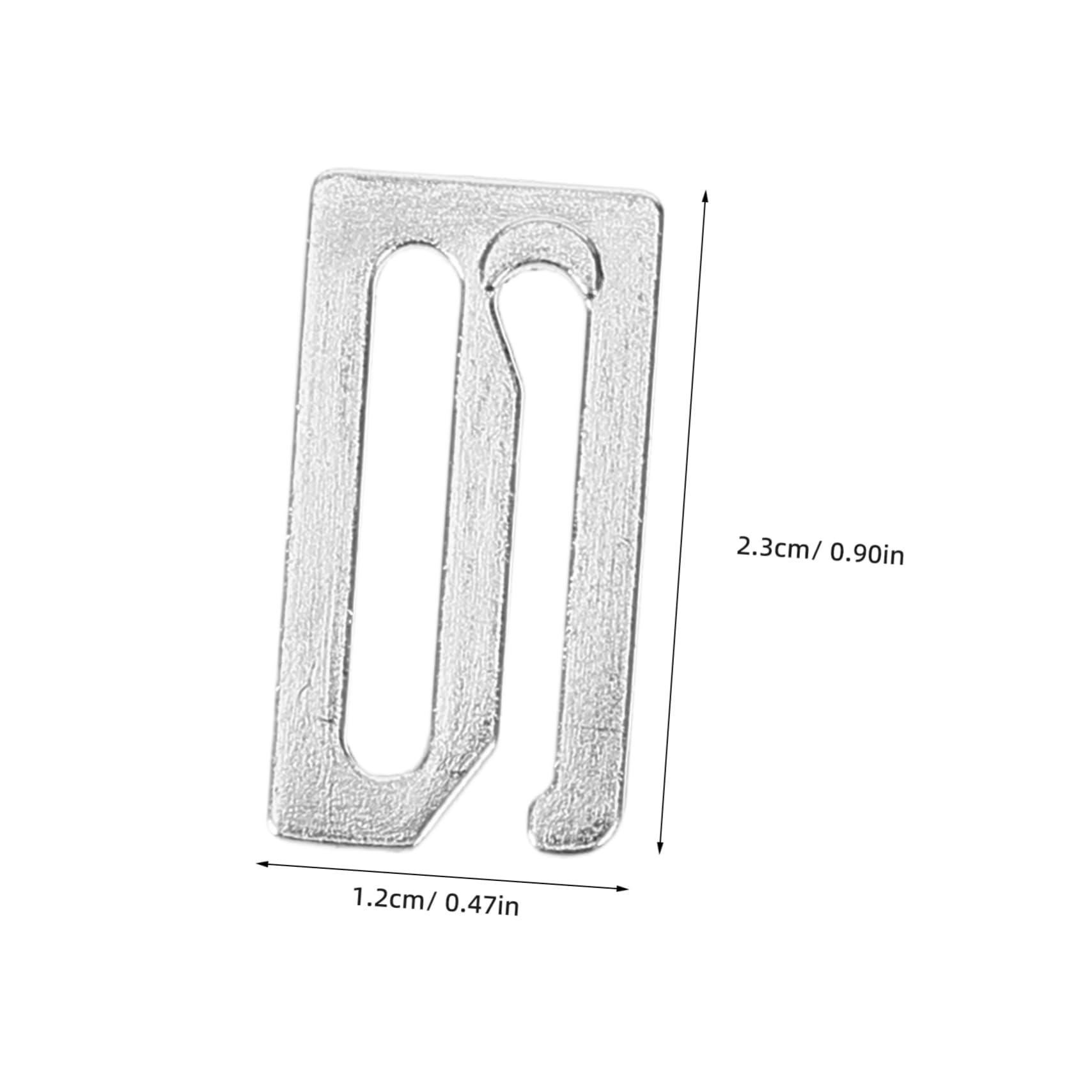 HONMEET HONMEET 10pcs Hair Apron Button Trimmer Hairstylist Barber Cape Braiding Hair Rack Hair Salon Cape Apron Clip for Haircut Barber Kit Convenient Barber Cape Clip Man Razors Iron Silver