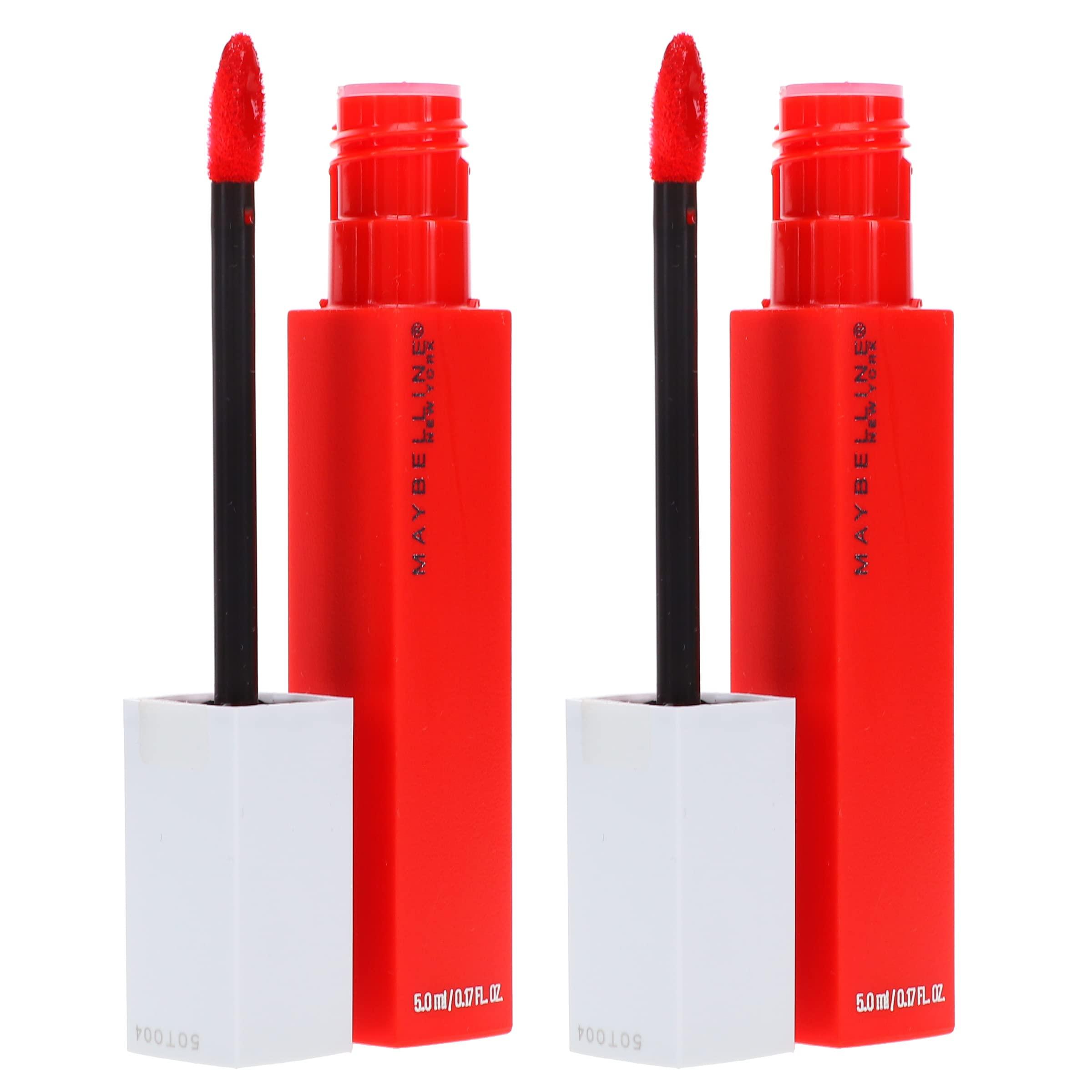 MAYBELLINE Pack of 2 Maybelline New York SuperStay Matte Ink Liquid Lipstick, Individualist # 320