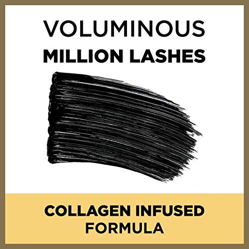 L'Oreal Paris L'Oreal Voluminous Million Lashes Mascara, Blackest Black [635], 0.3 oz ( Pack of 2)