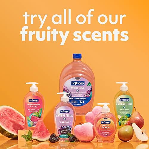 Softsoap Softsoap Antibacterial Liquid Hand Soap Refill, White Tea & Berry Scented Hand Soap, 50 Ounce (Pack of 2)