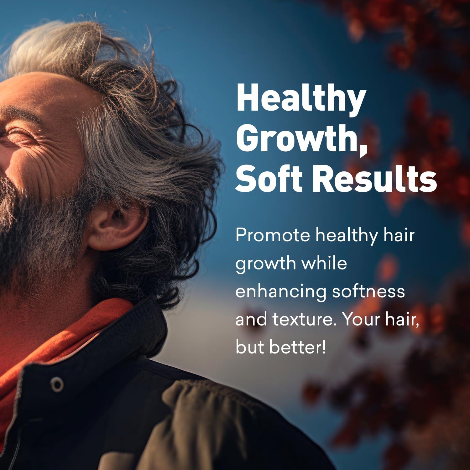 Just Nutritive Just Nutritive Men\'s Gray Hair Shampoo | Remove Yellowing or Brassy Tones with No Sulfates | Natural Ingredients | Gray Hair Treatment | 8 oz.