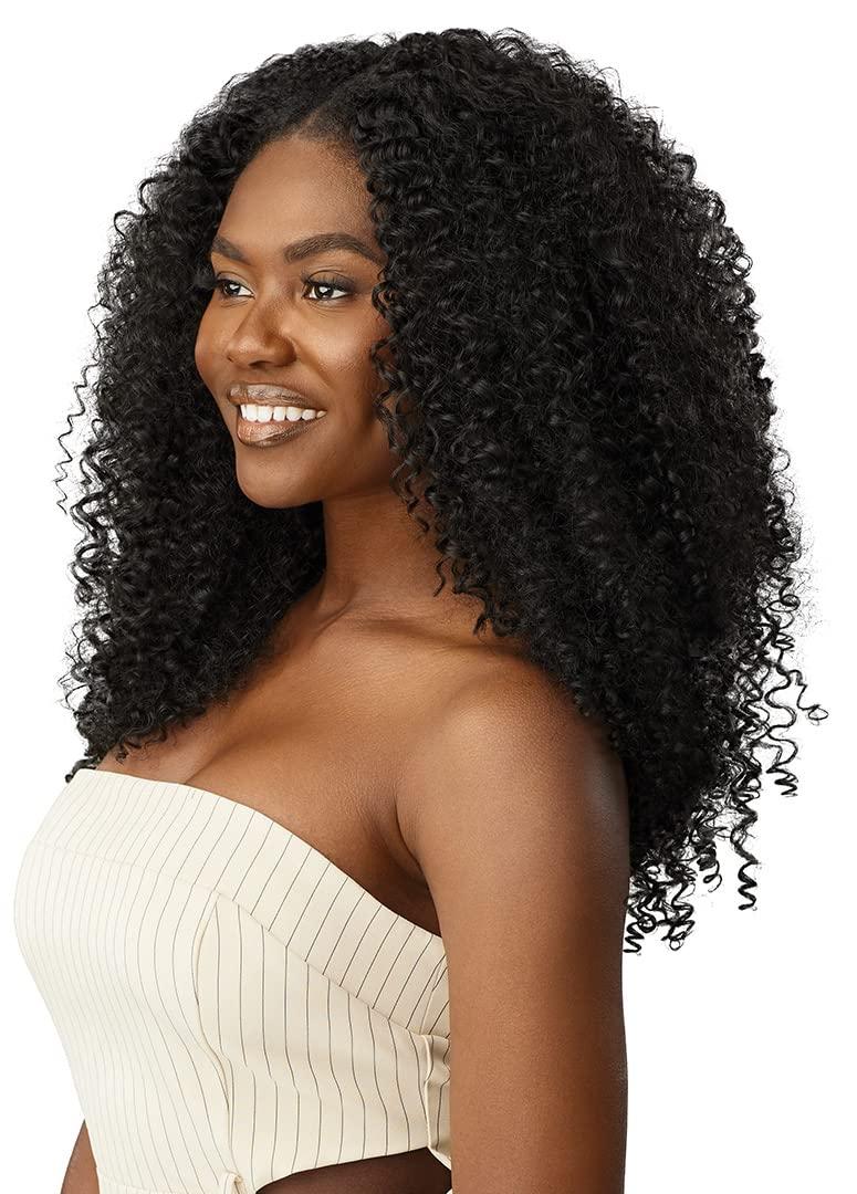 Outre Outre Big Beautiful Hair Clip-In - 9pcs - Bohemian Curl 14\" (NATURAL BROWN)