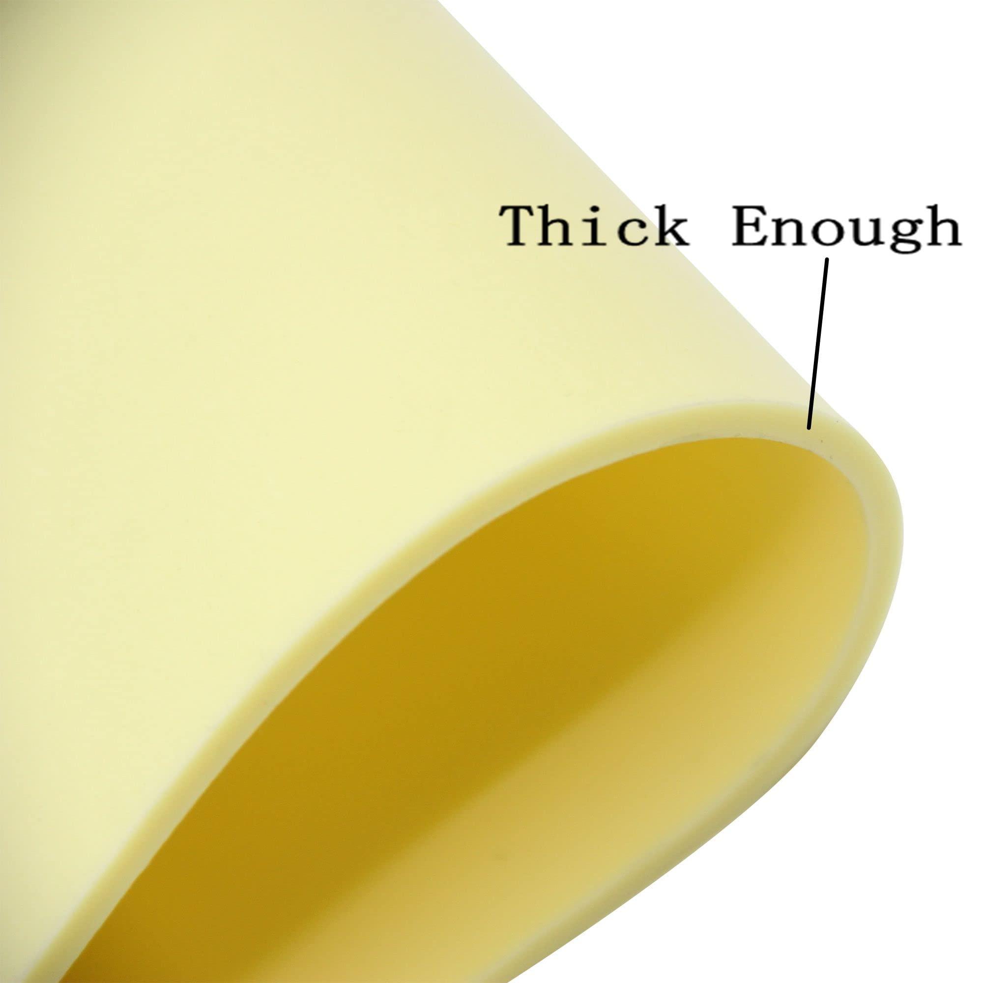 KingWei 5pcs Tattoo Skin Practice 3MM Thick 8x12\" Blank Double Sides Tattoo Practice Skin Soft Silicone Pads Fake Skin Tattooing Microblading Practice Skin for Tattoo Supplies