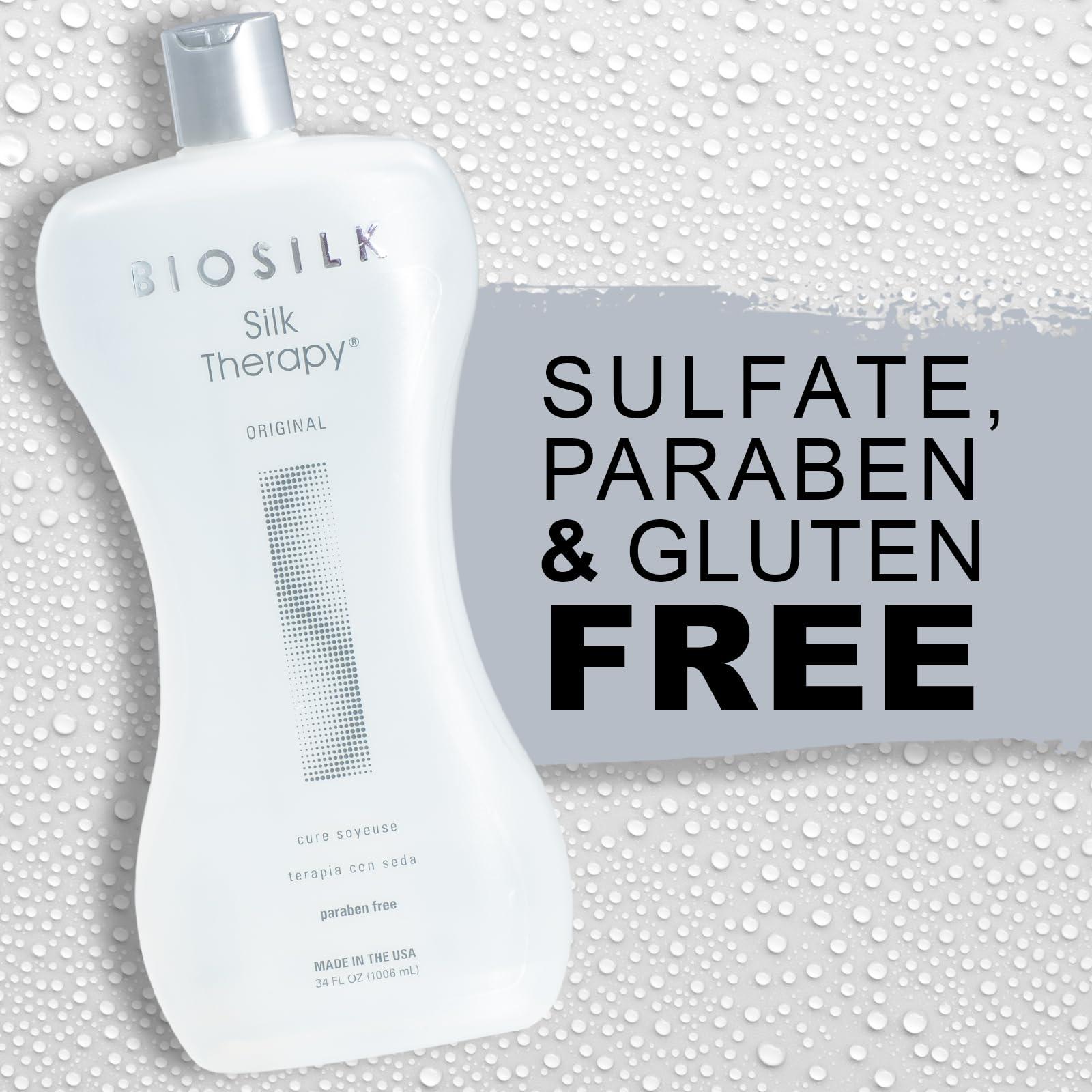 Biosilk BioSilk Silk Therapy Original, Reconstructing Treatment For Adding Shine & Helping Prevent Split Ends, Sulfate, Paraben, & Cruelty-Free, 34 Oz