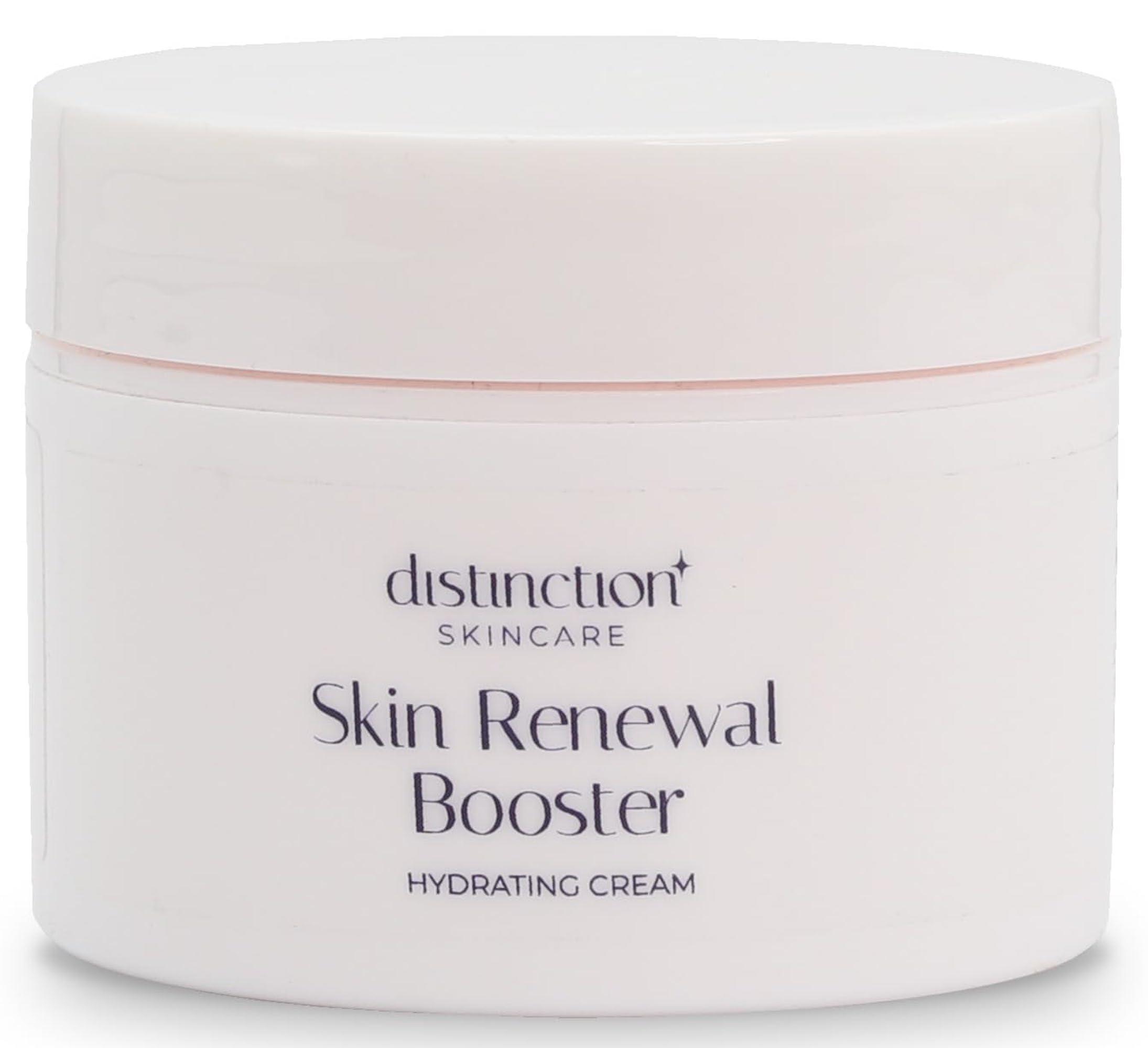 Distinction Distinction Skin Renewal Booster - Lightweight Hydrating Cream Lotion Serum | Anti Aging Cream Helps Reduce Appearance of Fine Lines & Wrinkles, Soothes, and Moisturizes (1 oz)