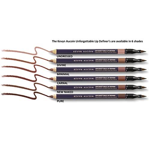 Kevyn Aucoin Kevyn Aucoin Unforgettable Lip Definer, Undressed: Long-wearing makeup lip definer. Water-resistant, defined tip accentuates lips. Blend-able. Dual-ended pencil and brush. All skin tones and types.