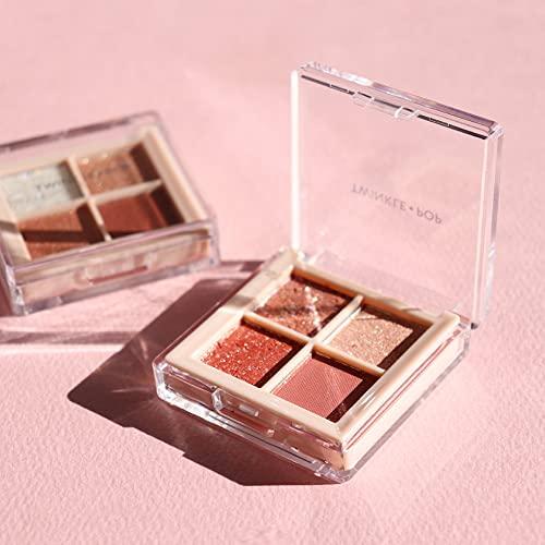 Twinkle Pop Twinkle Pop Pearl Flex Glitter Eye Palette #1 Hey Rose, 4.5g