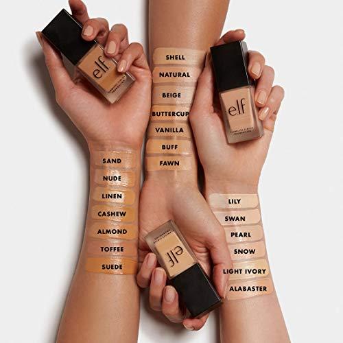 e.l.f. e.l.f. Flawless Finish Foundation, Improves Uneven Skin Tone, Lightweight, Medium Coverage & Semi-Matte, Vegan & Cruelty-Free, Beige 0.68 Fl Oz
