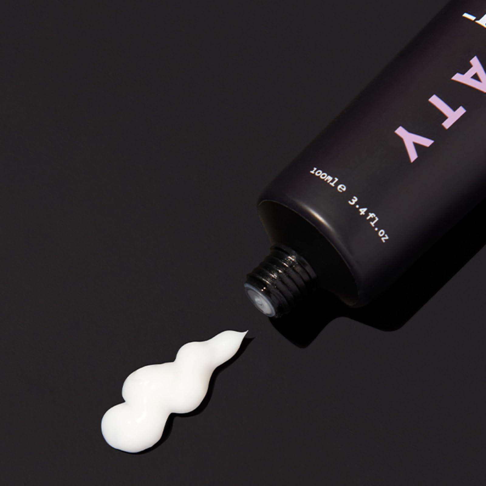 Faace Faace Sweaty Face Mask & Primer Restorative Cream Pore Minimizer, Moisturizes, Mattifies, Soothes Skin with Argan Oil, Aloe, Vitamin C & E, Bergamot, Patchouli, Lavender Organic & Vegan Skincare 3.4oz