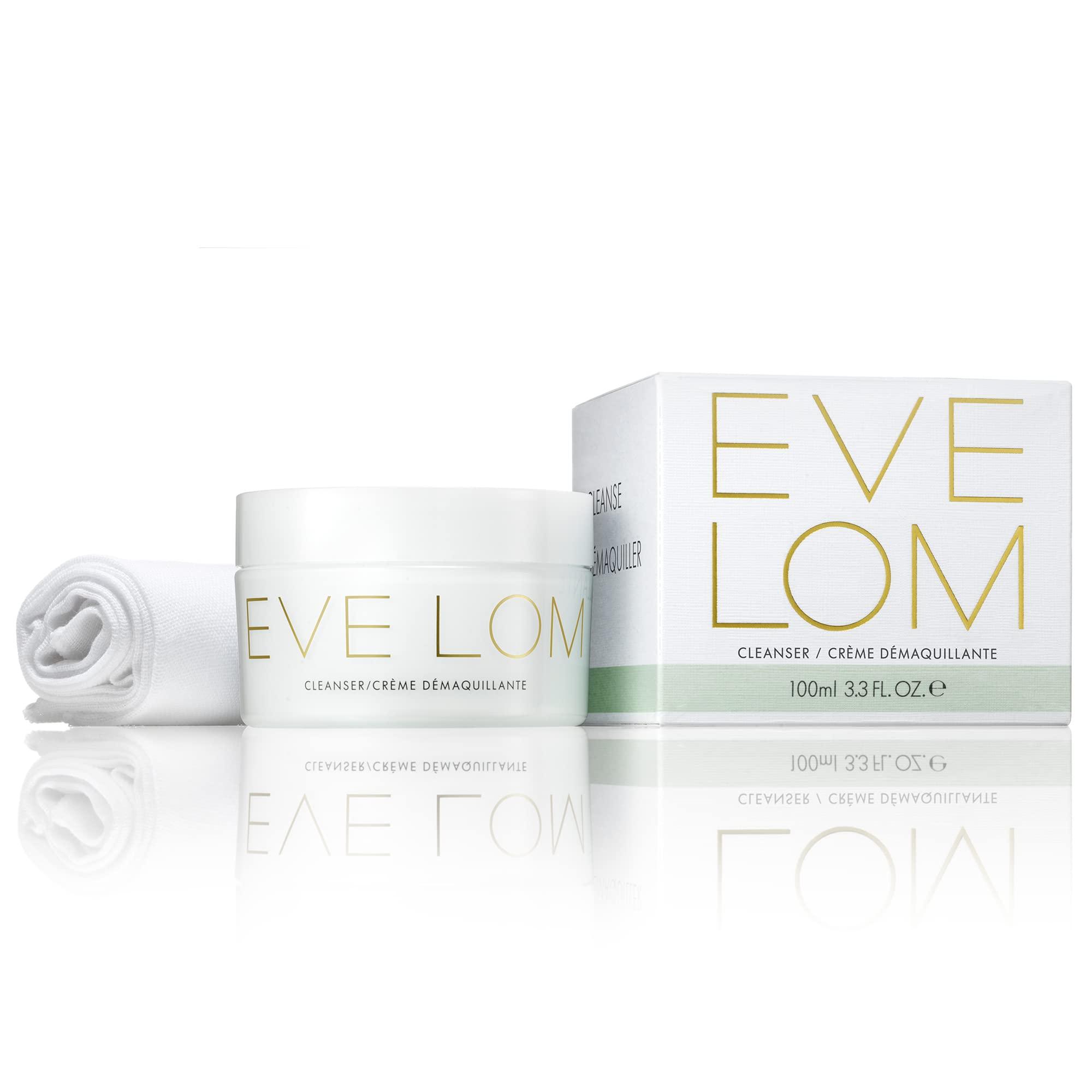 EVE LOM EVE LOM The Original Balm Cleanser - Facial Cleansing Balm - 5-in-1 Facial Cleanser & Muslin Cloth - Deep Cleansing & Gentle Exfoliation, Hydrating Skin Benefits, Removes Waterproof Make-Up - 100 ml